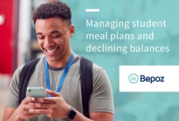 Managing student meal plans and declining balances